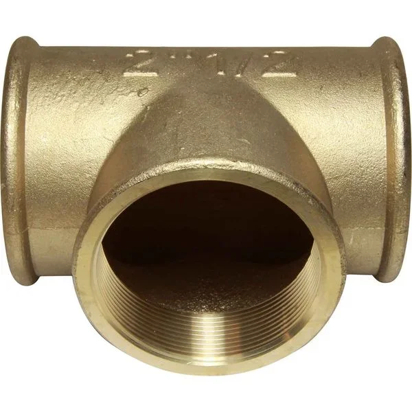 Maestrini Brass Equal Tee Fitting (2-1/2″ BSP Female)