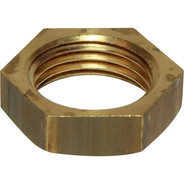 Maestrini Brass Hexagonal Lock Nut (1/2″ BSP Female / Packaged)