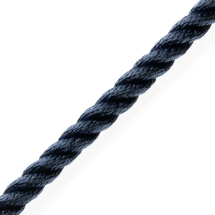 Marlow 3 Strand Polyester 6mm Navy PER METRE