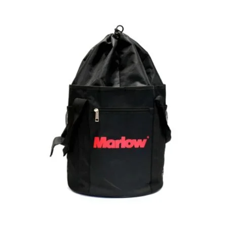 Marlow Black Drawstring Tote Bag