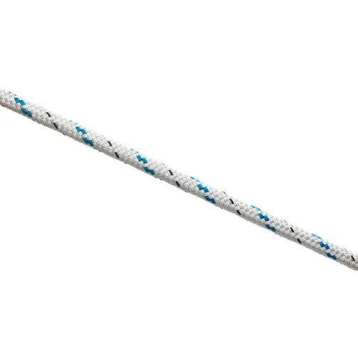 Marlow White Doublebraid Rope with Blue Fleck