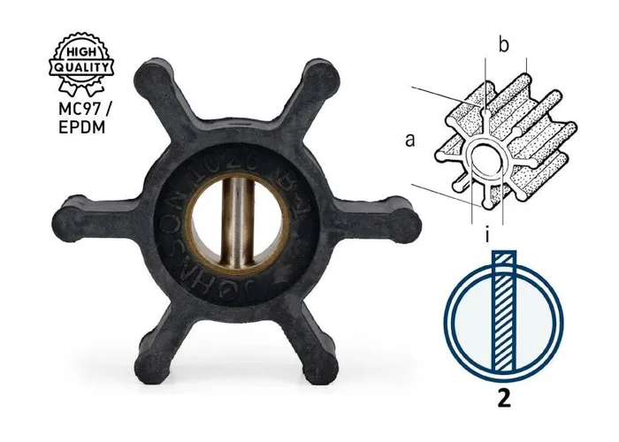 MC97-Impeller for Yanmar / Perkins