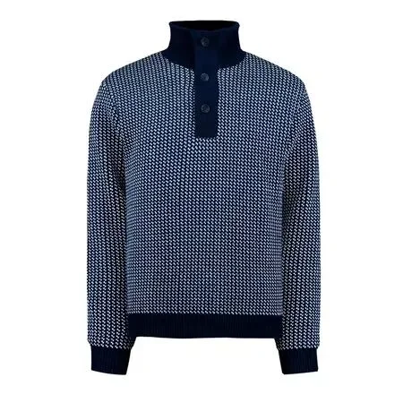 Men‘s Holebrook Ingvar T-Neck Wind Proof Jaguard Knit