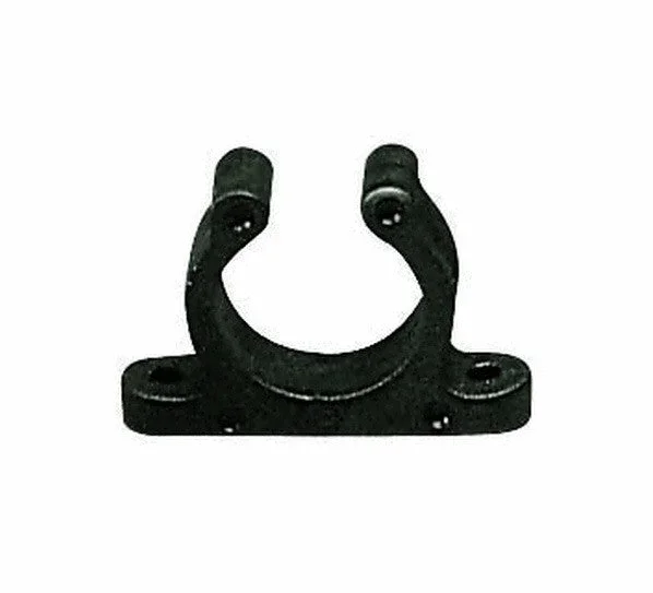 Multi-purpose polyamide clips Black 25mm