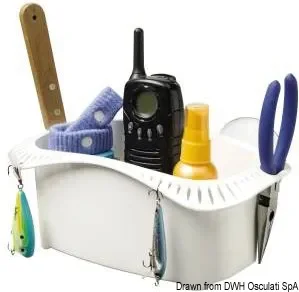 Osculati 48.438.51 – Cockepit Caddy White Plastic Object Holder