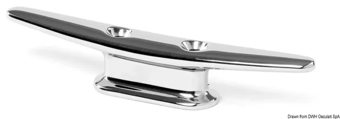Osculati Mirror-Polished AISI316 Boat Cleat 120 mm – 40.128.12