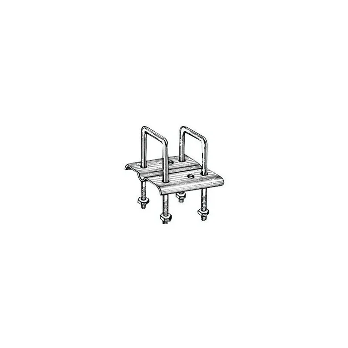 Osculati Roller Mounting Bracket with Counter Plate for Nautical Use