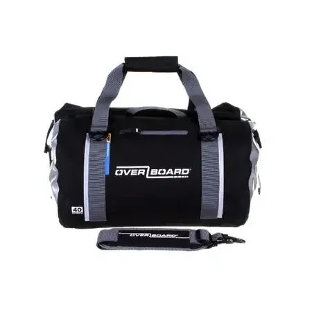 OverBoard Classic Waterproof Black Duffel Bag (40 Litres)