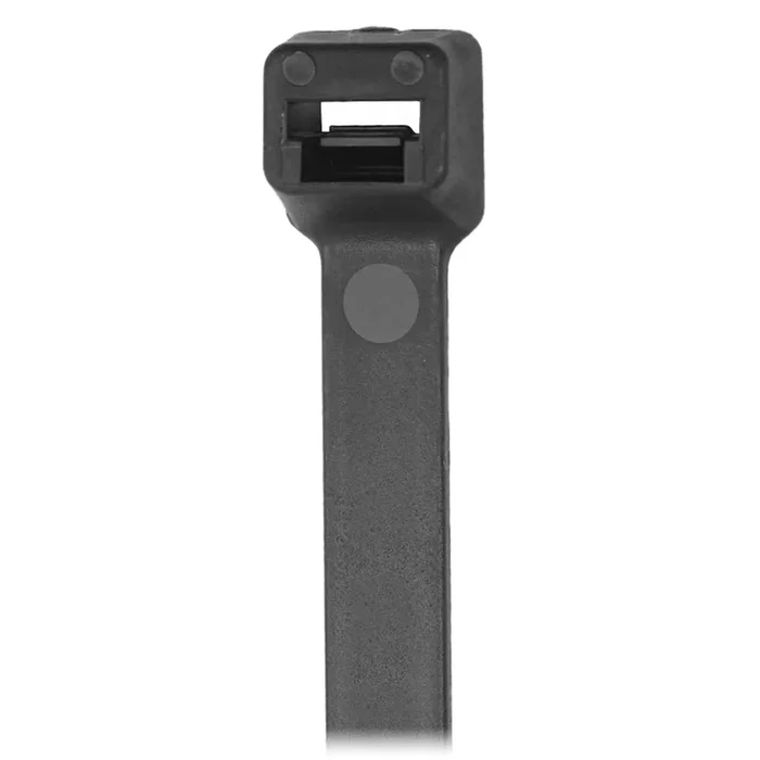 Pacer 6″ Cable Tie – Black – 30-40lb Tensile Strength – 1.5″ Bundle Diameter – 100 Piece Bag [CT1.5I-100BK]