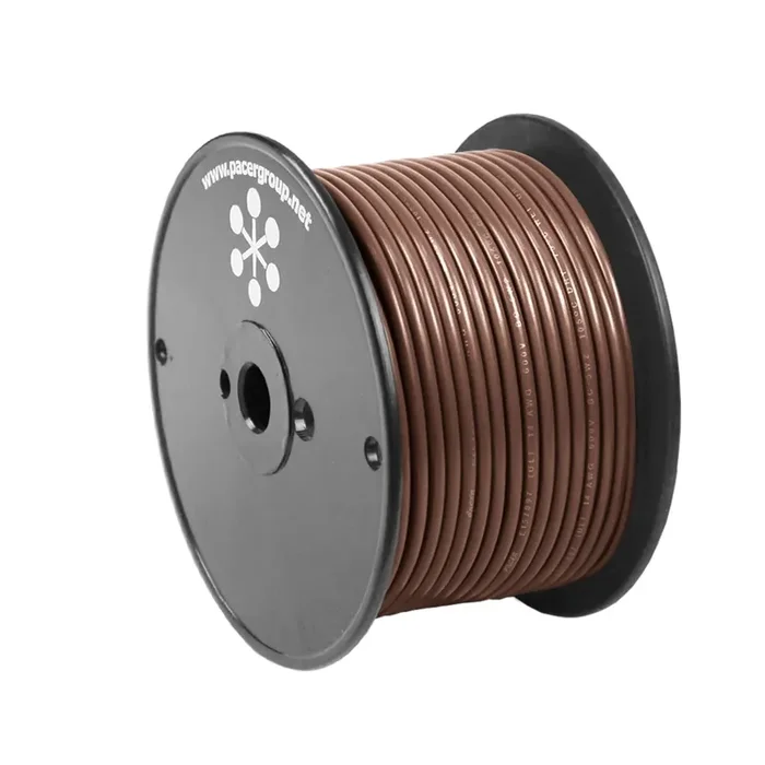 Pacer Brown 14 AWG Primary Wire – 100ft