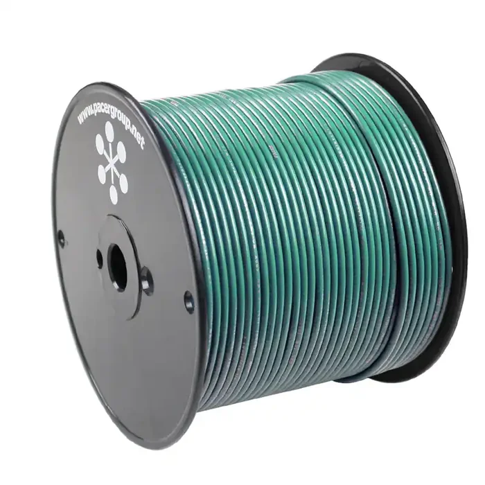 Pacer Green 18 AWG Primary Wire – 500ft