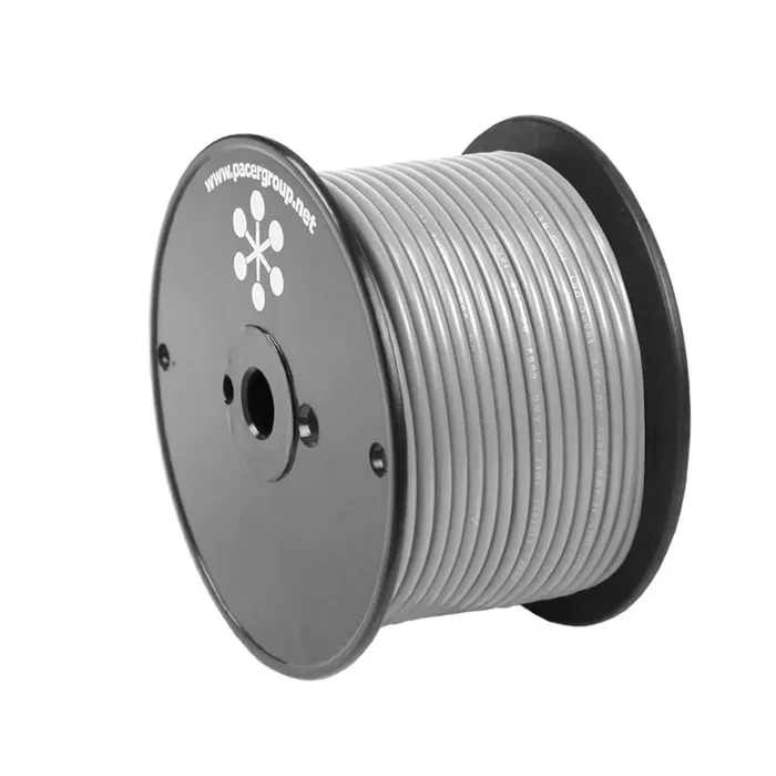 Pacer Grey 10 AWG Primary Wire – 100ft