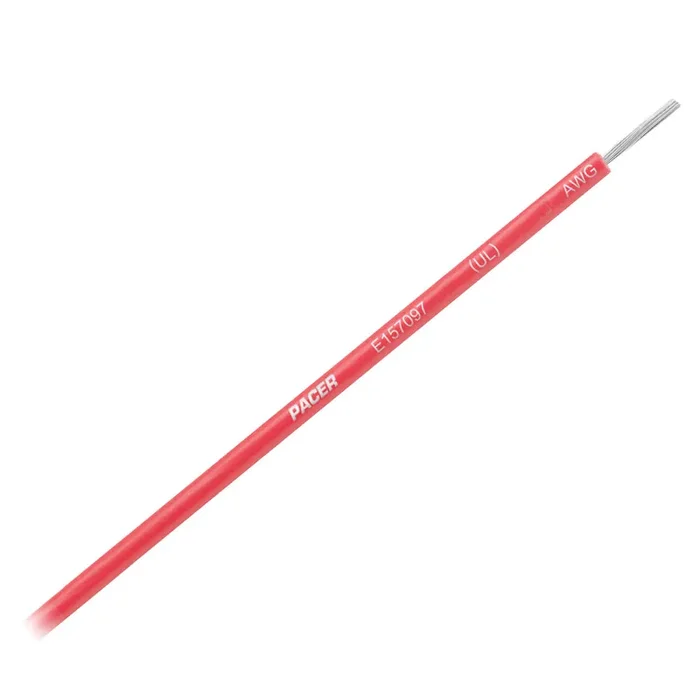 Pacer Red 8 AWG Primary Wire – 25ft