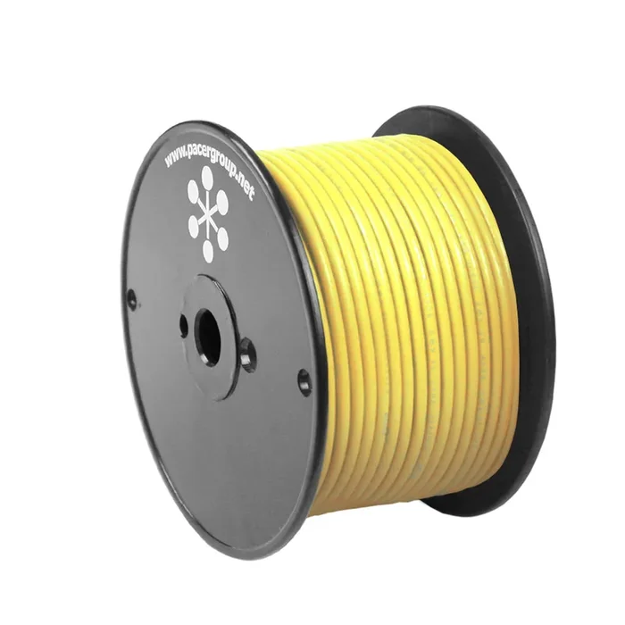 Pacer Yellow 14 AWG Primary Wire – 100 [WUL14YL-100]
