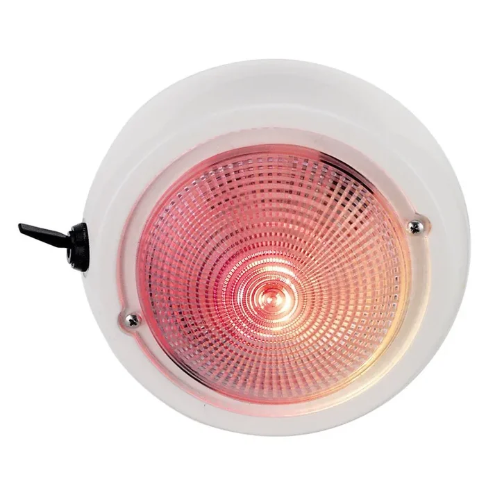 Perko Dome Light with Red & White Bulbs