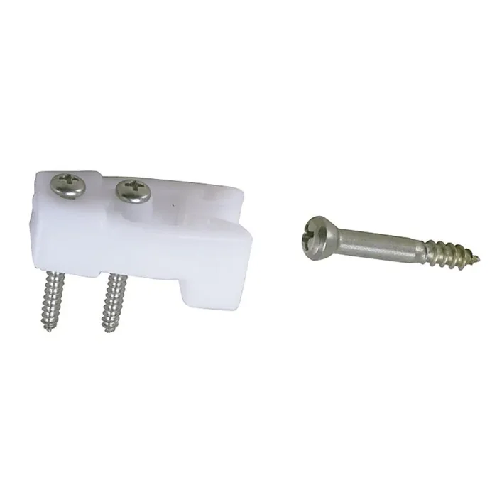 Perko Door Catches – White Nylon/Stainless – Pair