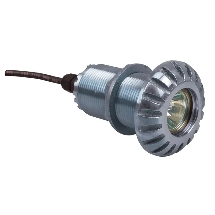 Perko Space Saver Thru-Hull Mount Underwater Light – Chrome Plated Bronze