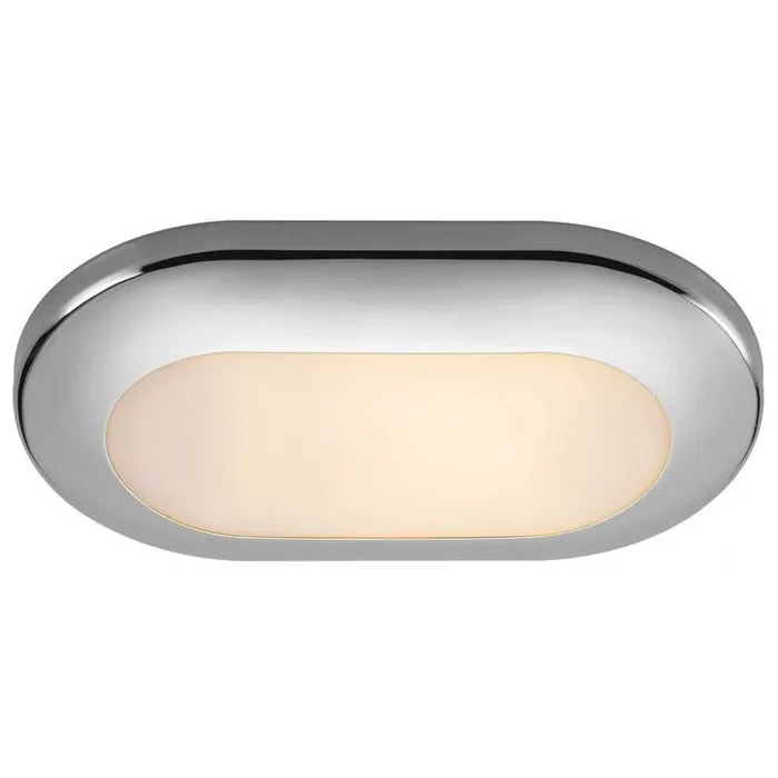 Phad Mirror Polished Recessed Ceiling Light 12/24V 5W with Polycarbonate Diffuser for Nautical Applications