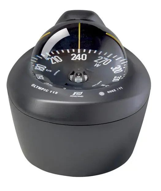 Plastimo Compass Olympic 115 Black Flush 45 Black Conical Card