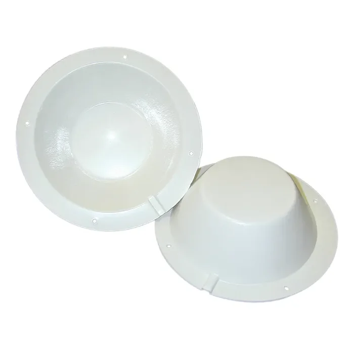 Poly-Planar 8-1/2in Speaker Back Cover – White