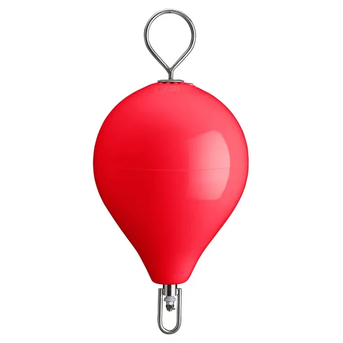 Polyform 17in CM Mooring Buoy with SS Iron – Red