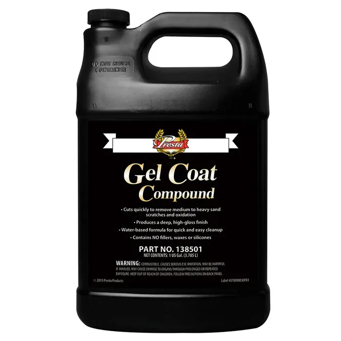 Presta Gel Coat Compound – 1-Gallon