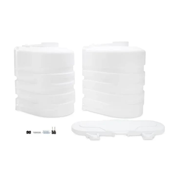 PROPANE TANK COVER DOUBLE 20LB WH