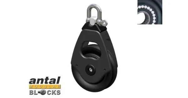 Pulley Antal simple 60mm up to 12mm lines