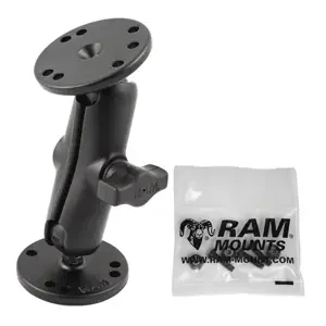 RAM Mount 1in Ball Light Use Surface Mount for Garmin echo 100, 150, 300c
