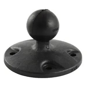 RAM Mount 2.5in Composite Round Base with 1in Ball
