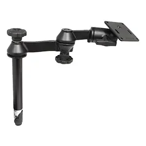 RAM Mount 8in Upper Pole with Double Swing Arms and 75 x 75mm VESA Plate