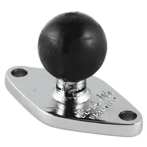RAM Mount Chrome Diamond Base with 1in Ball