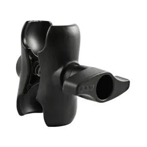 RAM Mount D Size Short Double Socket Arm for 2.25in Ball Base