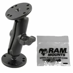 RAM Mount Double Socket Arm for Garmin Marine Fixed Mount GPS 1in