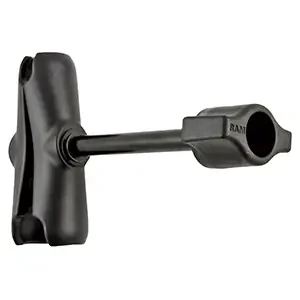 RAM Mount Double Socket Arm with Retention Knob for B Size 1in Balls