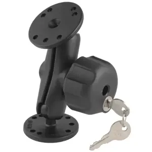 RAM Mount Locking Double Socket Arm with 2/2.5in Bases