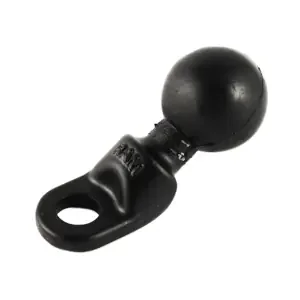 RAM Mount Motorcycle Base with 9mm Hole & 1in Ball