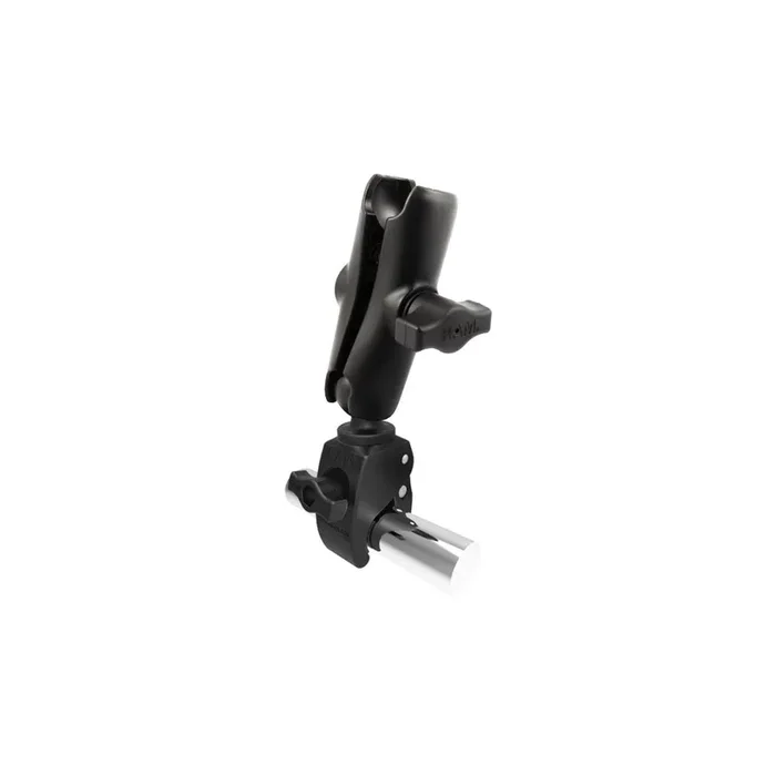 RAM Mount Small Tough-Claw Base w/ 1″ Diameter Double Socket Arm