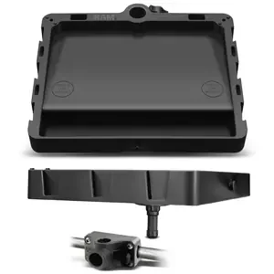 RAM Mount STACK-N-STOW Bait Board with Combination Bulkhead Rail Adapter Kit