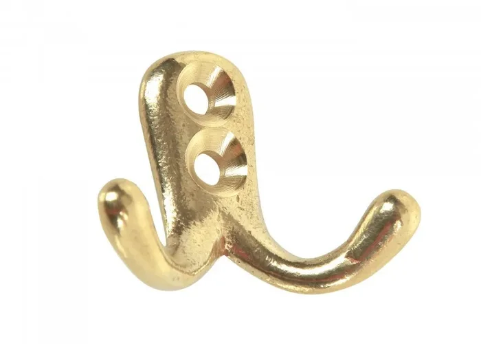Ramshorn Hook / Polished Brass