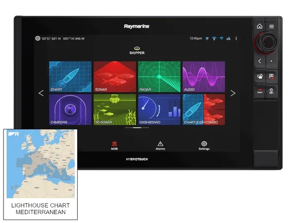 Raymarine Axiom Pro 16 S Multifunction Display & Mediterranean Lighthouse Chart