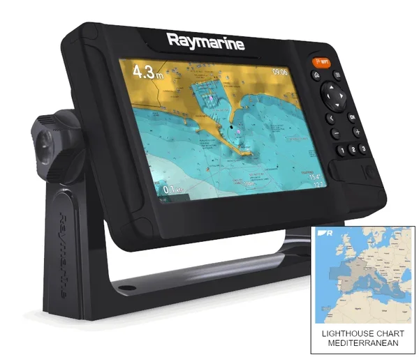 Raymarine Element 7 S with Mediterranean Lighthouse Chart