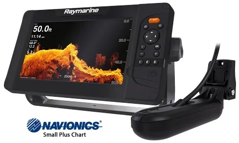 Raymarine Element 9 HV with HV-100 and Navionics Small Plus Chart