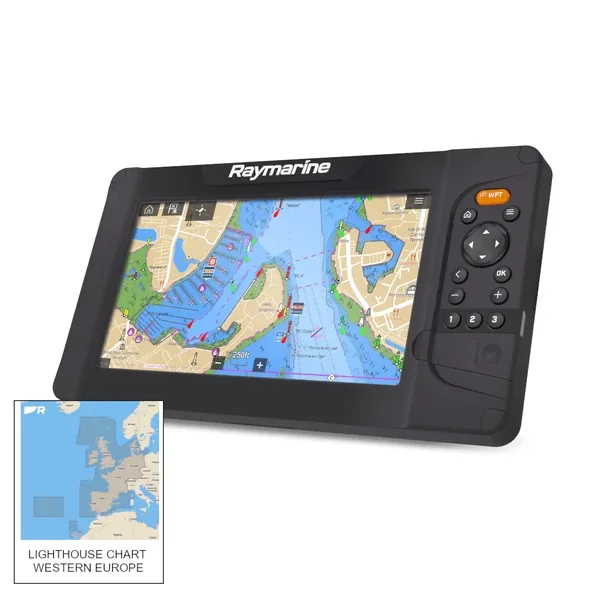 Raymarine Element 9 S with Western Europe Lighthouse Chart