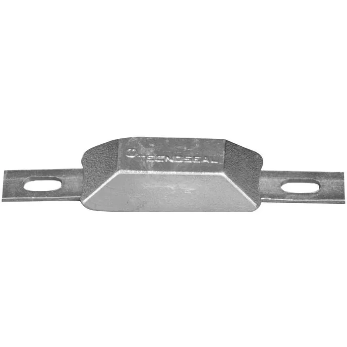 Rectangular Galvanized Iron Anode with Insert 96x40x25 mm – Suitable for Screw Mounting or Welding, Hydrodynamic Design