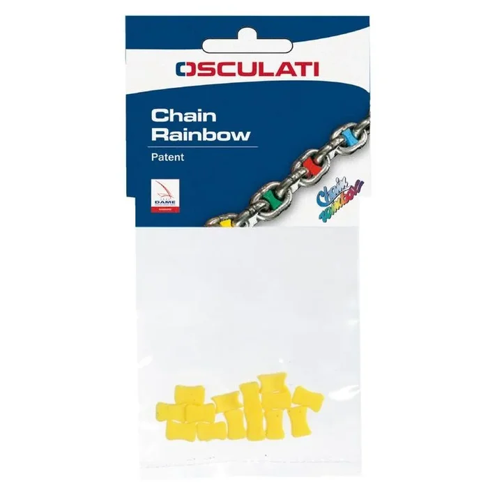 Red 12 mm Chain Marker Inserts for Nautical Chains – Osculati