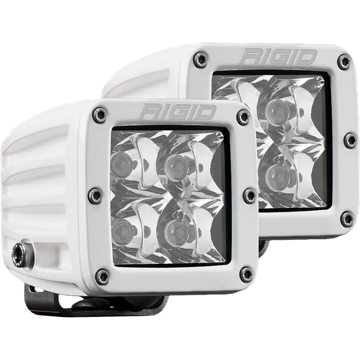 Rigid Industries D-Series PRO Hybrid-Spot LED – Pair – White – 602213