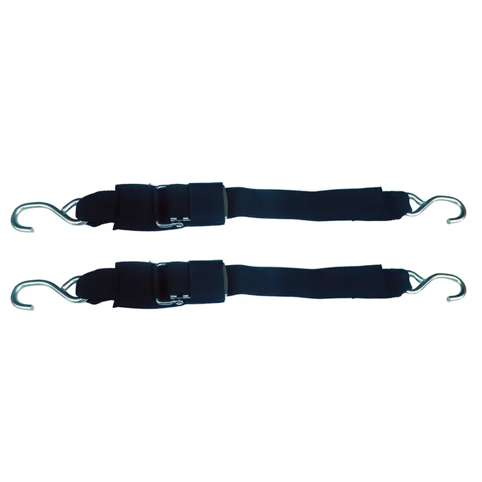Rod Saver Stainless Steel Quick Release Transom Tie-Down – 2in x 3ft – Pair