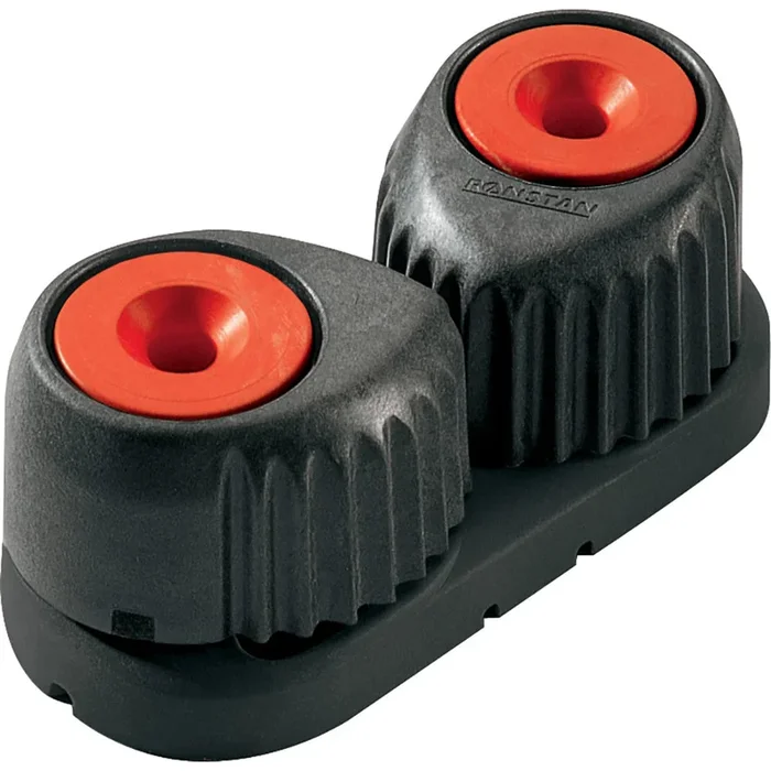 Ronstan Small Alloy Cam Cleat – Red, Black Base