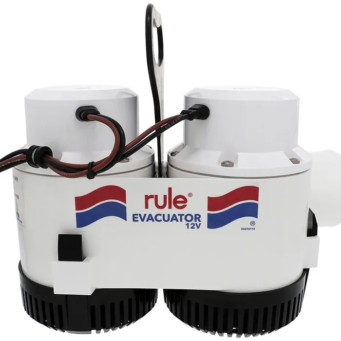 Rule 7700D GPH Evacuator Pump – 12V
